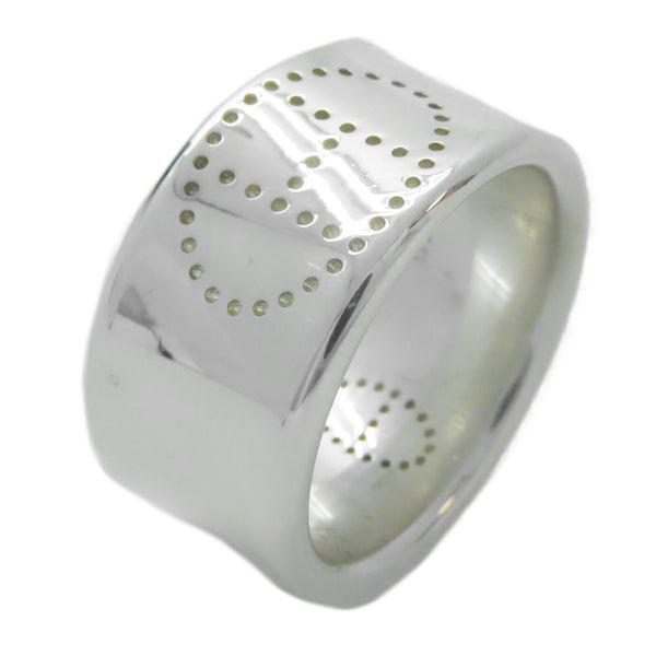 HERMES Eclipse Ruban Ring 925 Sterling Silver US#7