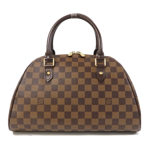 LOUIS VUITTON LV GHW Ribera MM Hand Bag N41434 Damier Ebene Brown