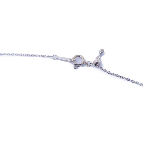 Fine Jewelry 0.3ct Diamond Necklace Accessories 18K White Gold