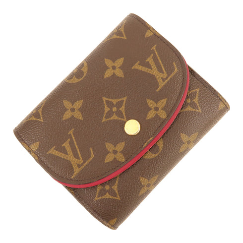 LOUIS VUITTON LV GHW Ariane Wallet M62036 Monogram Brown Bordeaux Color