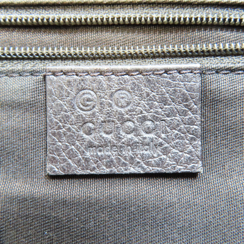 GUCCI GG GHW Shoulder Bag 364834 Canvas Leather Brown