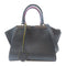 FENDI SHW Handbag 2 Way Bag 8BH333 Calfskin Leather Black