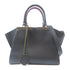 FENDI SHW Handbag 2 Way Bag 8BH333 Calfskin Leather Black