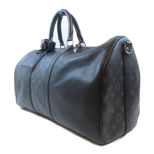 LOUIS VUITTON LV SHW Keepall 50 Bandouliere 2 Way Bag M53763 Taigarama Black