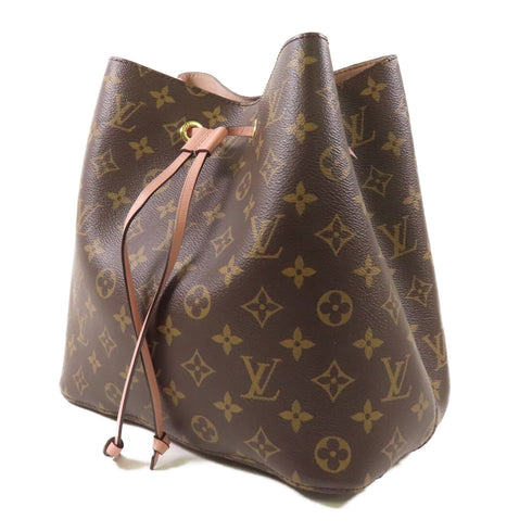LOUIS VUITTON LV GHW Neo Noe 2way Shoulder Bag M44022 Monogram Brown Pink