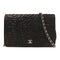CHANEL CC SHW WOC Wallet On Chain Shoulder Bag Calfskin Leather Black v1