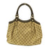 GUCCI GG GHW Shoulder Bag 211944 Canvas Brown