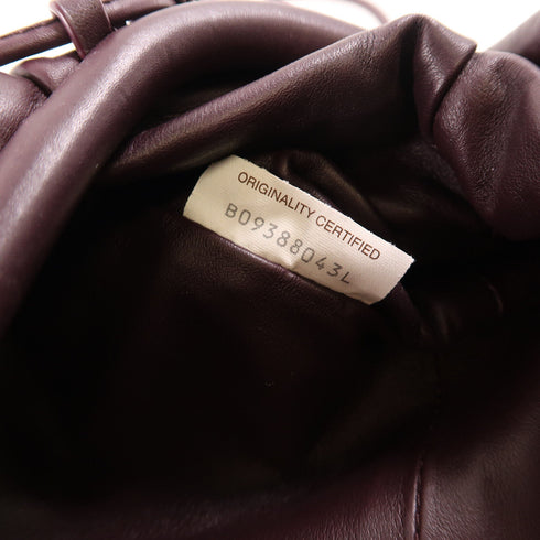 BOTTEGA VENETA BV GHW Mini Pouch Shoulder Bag 585852 Leather