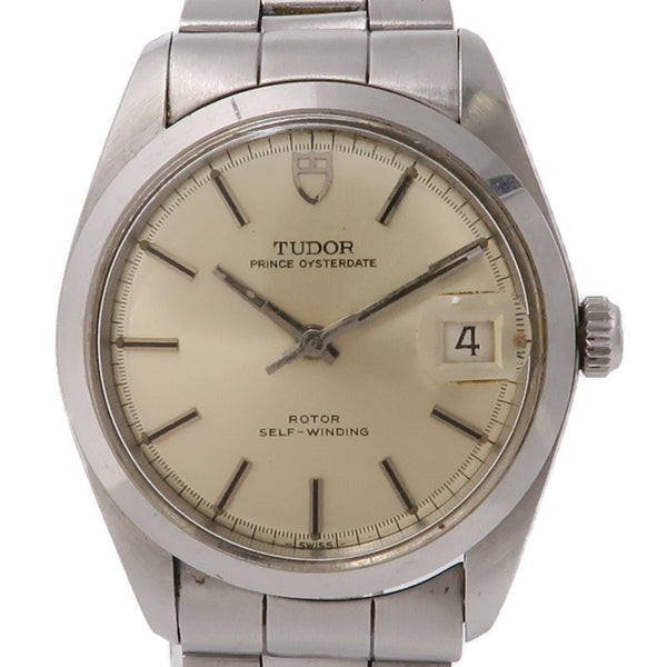 TUDOR Vintage Prince Oysterdate Automatic Watch 7106 Stainless Steel Gold
