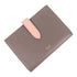CELINE Medium Strap Wallet In Bicolour 10B643BRU Calfskin Leather Grey/Pink