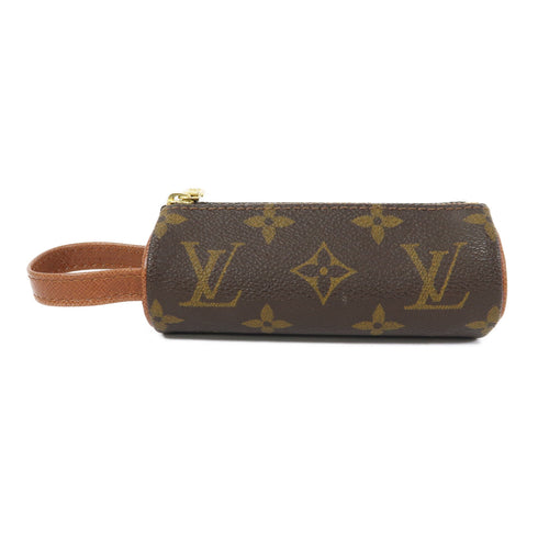 LOUIS VUITTON LV GHW Micro Popillon Coin Case M00354 Monogram Brown