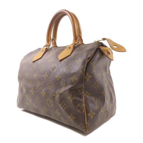 LOUIS VUITTON LV GHW Speedy 25 Handbag M41528 Monogram Brown