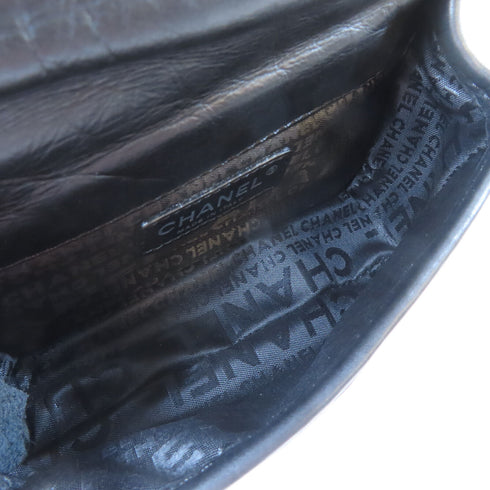 CHANEL Quilted CC SHW Waist Bag 31399 Calfskin Leather Black