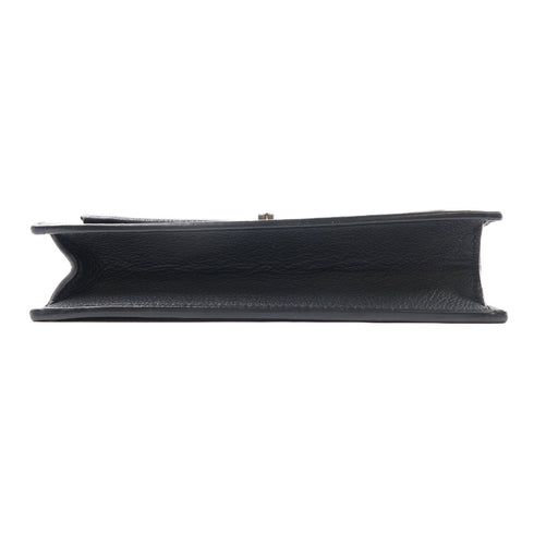 LOUIS VUITTON LV SHW Mylockme Chain Shoulder Bag M63471 Calfskin Leather Black v2