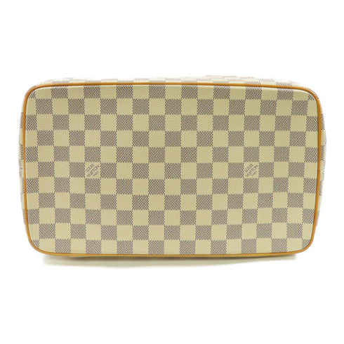 LOUIS VUITTON LV GHW Saleya MM Shoulder Tote Bag Handbag N51185 Damier Azur