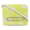HERMES PHW Mini Roulis Circuit Shoulder Bag Crossbody Veau Swift Nata/Lime