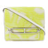 HERMES PHW Mini Roulis Circuit Shoulder Bag Crossbody Veau Swift Nata/Lime