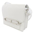 HERMES PHW Mini Roulis Shoulder Bag Evercolor Leather Blanc White