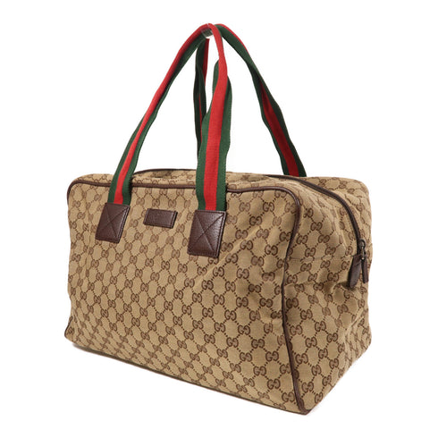 GUCCI GG Boston Bag 153240 Canvas Brown
