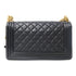 CHANEL Quilted CC GHW Chain Shoulder Bag A67086 Lambskin Leather Black