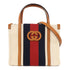 GUCCI GG GHW Interlocking 2 Way Shoulder Tote Bag 727735 Canvas Beige/Blue/Red