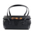 GUCCI GG Bamboo Bullet Shoulder Bag Canvas 111713 Black