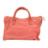 BALENCIAGA GHW Le City Bag 2 Way Shoulder Bag Handbag Calfskin Leather Pink