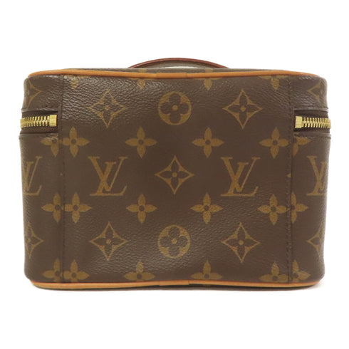 LOUIS VUITTON LV GHW Nice Mini Vanity Bag HandBag M44495 Monogram Brown v1