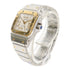 CARTIER Santos Galbee Automatic Watch 2423 18K Yellow Gold/Stainless Steel White