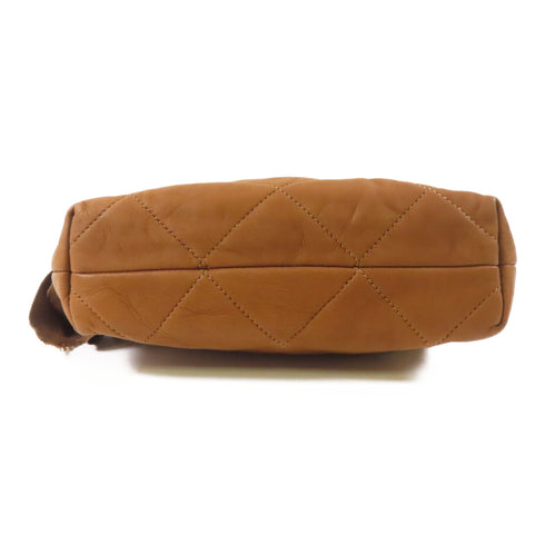 LANVIN Clutch Lambskin Leather