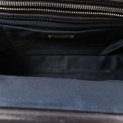 MIU MIU SHW Handbag Calfskin Leather Black