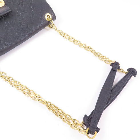 LOUIS VUITTON LV GHW Vavin PM Shoulder Bag M44151 Monogram Empreinte Black v1