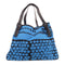 BOTTEGA VENETA BV Shoulder Tote Shoulder Bag Canvas Blue/Black
