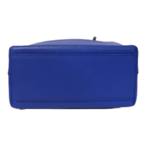 BALENCIAGA SHW Tote Bag 2Way Shoulder Bag Calfskin Leather 572411-4214 Blue