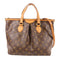LOUIS VUITTON LV GHW Palermo PM 2 Way Shoulder Bag M40145 Monogram Brown v3
