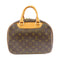 LOUIS VUITTON LV GHW Deauville Hand Bag M47270 Monogram Brown v3