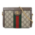 GUCCI GG GHW Ophidia GG Chain Shoulder Bag 602676 Coated Canvas Brown