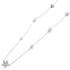 Ponte Vecchio Multicolor 0.17ct Diamond Necklace 18K White Gold 12.1g