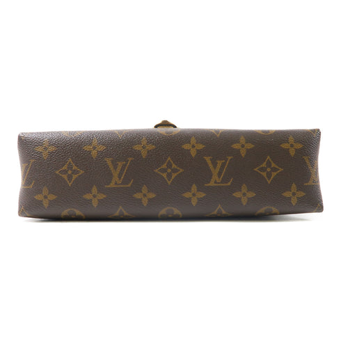 LOUIS VUITTON LV GHW Saint Placide Shoulder Bag M43714 Monogram Black/Brown