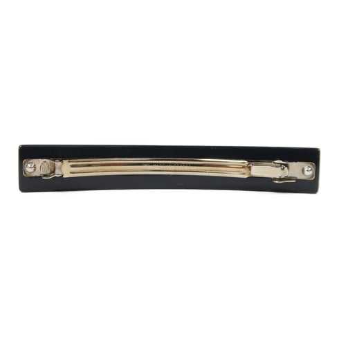 CHANEL CC Barrette 06 A Metal Black/Silver