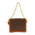 LOUIS VUITTON LV GHW Dauphine MM Handbag Shoulder Bag M45958 Mono-Reverse Brown