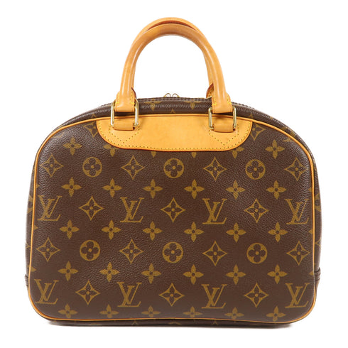 LOUIS VUITTON LV GHW Trouville Hand Bag M42228 Monogram Brown