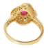 JEWELRY Ruby Diamond Ring 18K Yellow Gold US#5