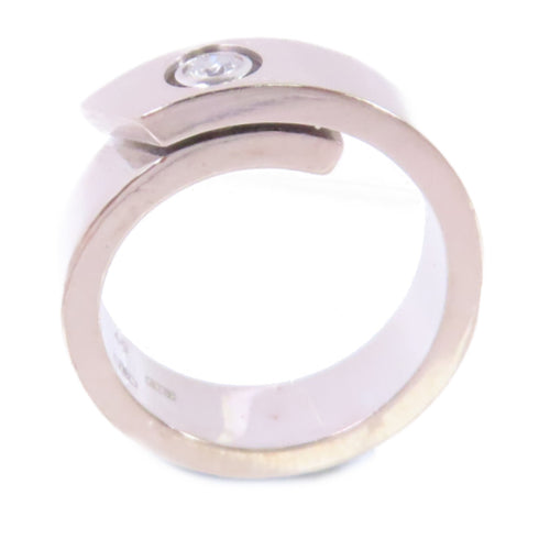 CARTIER Diamond Anniversary Ring US#4.75 Cartier#49 B4044749 18K White Gold