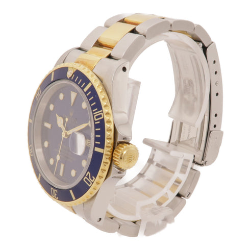 ROLEX Submariner Date Automatic Watch 16613LB(1998) Steel 18K Yellow Gold Blue