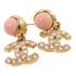 CHANEL CC GHW CC Earrings Metal PVC AB8915 Multi Color Gold Tone Color