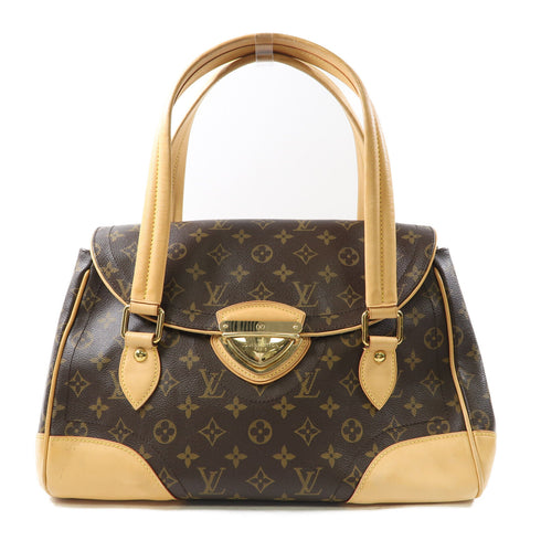 LOUIS VUITTON LV GHW Beverly GM Shoulder Bag Handbag M40120 Monogram Brown