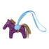 HERMES Rodeo Charm Leather Purple Light Blue Brown