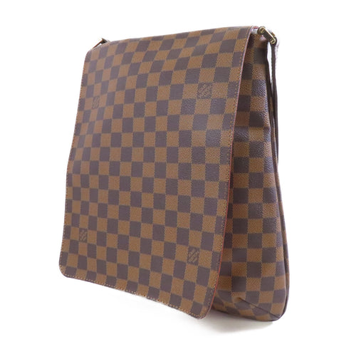 LOUIS VUITTON LV GHW Musett Shoulder Bag N51302 Damier Brown