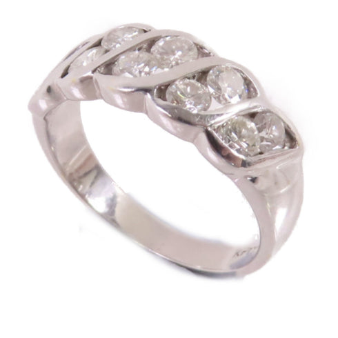 Jewelry Diamond Ring US#5.25 18K White Gold v1